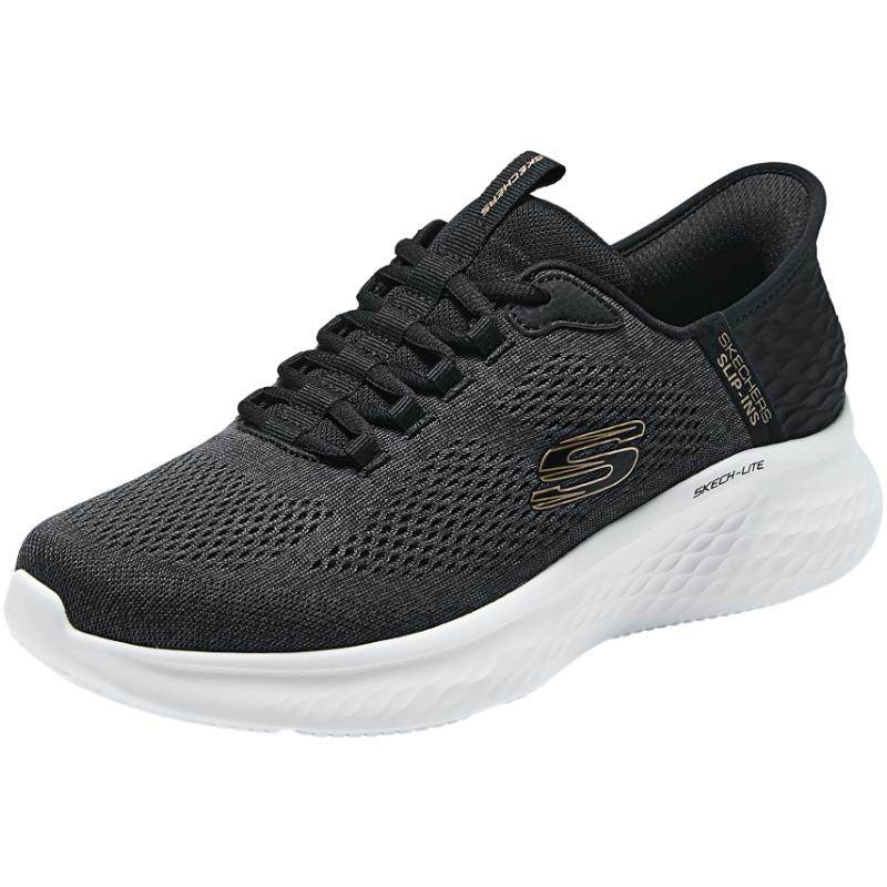 斯凯奇闪穿鞋丨闪步鞋男女款轻奇跑步一脚蹬舒适休闲健步运动鞋