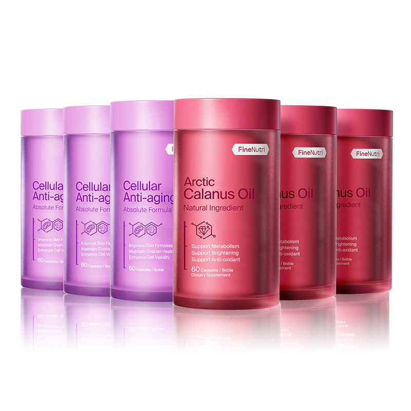 [女性内外奢护]斐萃麦角硫因小紫瓶红宝石油胶囊鱼油升级卵巢保养