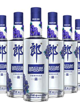 郎酒顺品郎480蓝顺 45度浓酱兼香型高度白酒六瓶非原箱小酌粮食酒