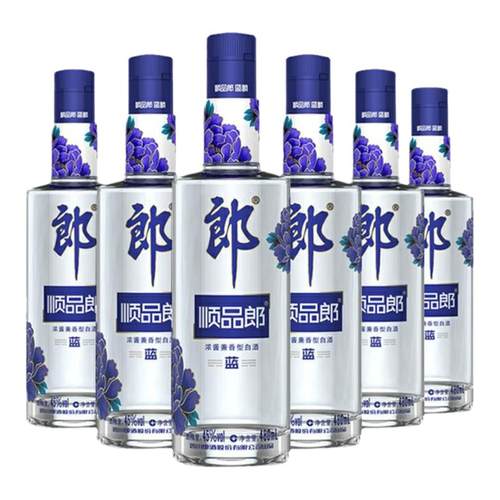 郎480ml兼香型白酒45度顺品郎蓝
