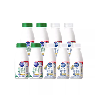 光明优倍高钙有机鲜牛奶185ml*4瓶+优倍185ml*5瓶