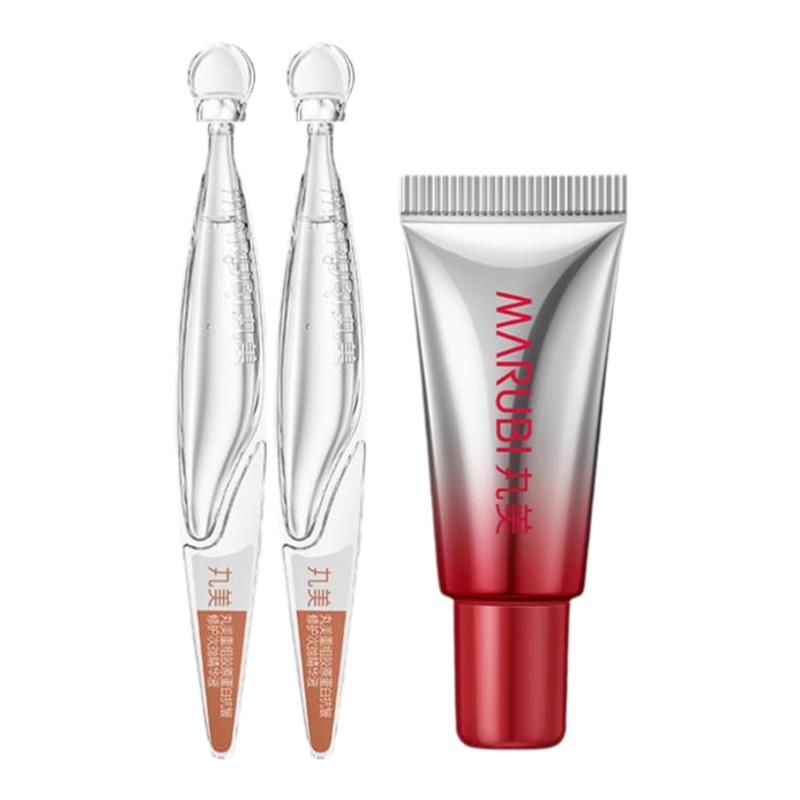 丸美胶原小金针次抛2支+小红笔眼霜三代5g组合体验装