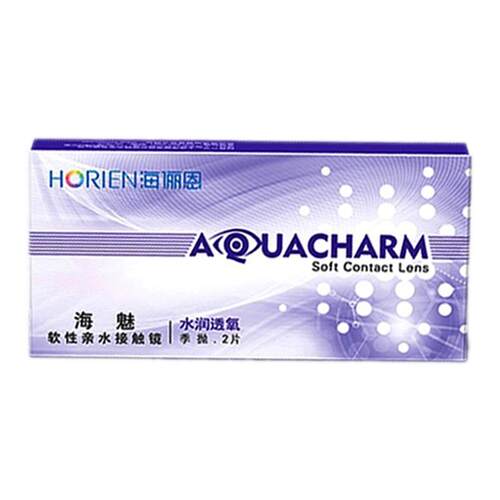 海俪恩隐形眼镜近视季抛2片透明片海魅官方正品旗舰店非半年抛TF