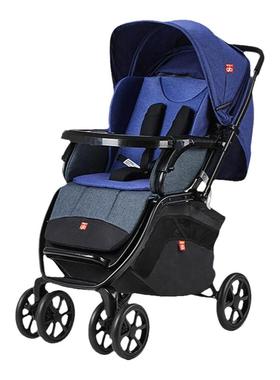 gb好孩子婴儿推车可坐可躺高景观全蓬加宽强避震宝宝车可折叠C400