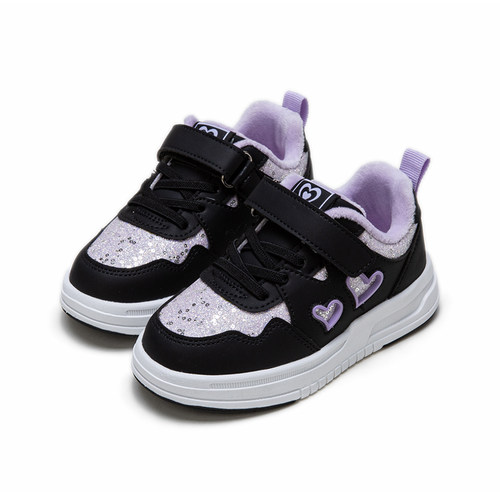 富罗迷女童板鞋儿童鞋子2025新款冬季女款软底加厚女孩白色运动鞋