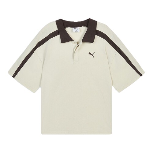 PUMA彪马新款棉质经典T7美式复古短袖POLO衫男夏季上衣 638458-87