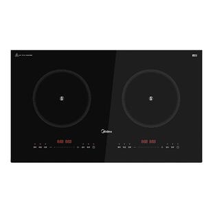 美的双灶电陶炉电磁炉家用嵌入式3500W大功率台式多功能电磁灶