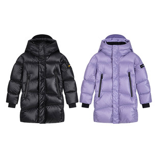 水孩儿儿童羽绒服三防长款冬装新品男童宝宝女童鸭绒外出防寒外套