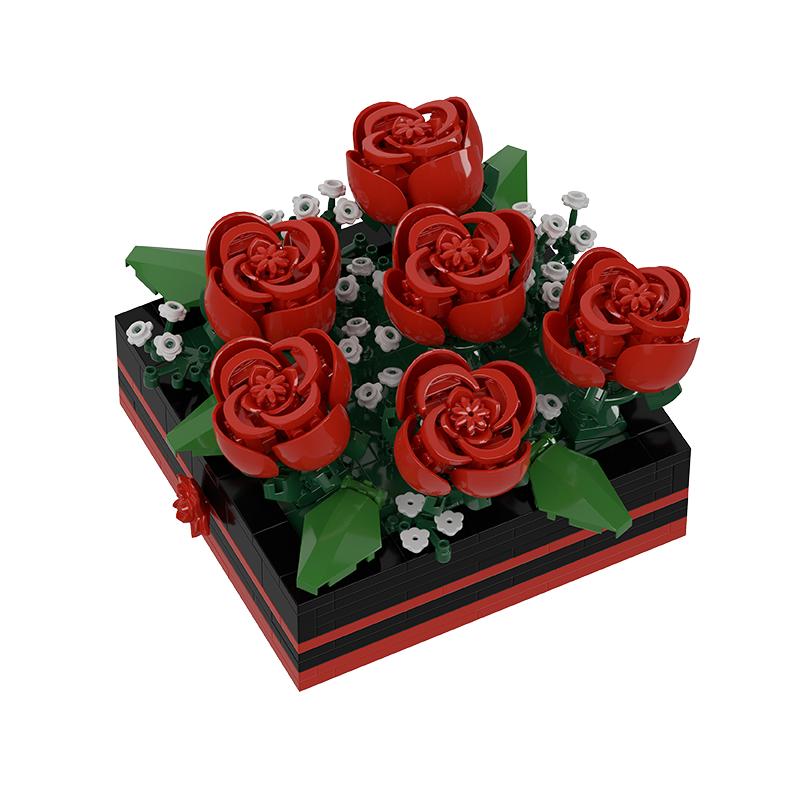 潮乐创花盒密语积木永生花