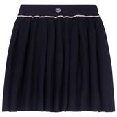 百褶针织半裙 Maje秋冬女装 气质羊毛混纺黑色仿钻装 法式 饰短款 时尚