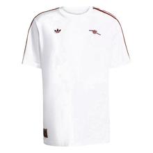 adidas阿迪达斯男装2025夏季新款阿森纳足球休闲文化纯棉短袖T恤