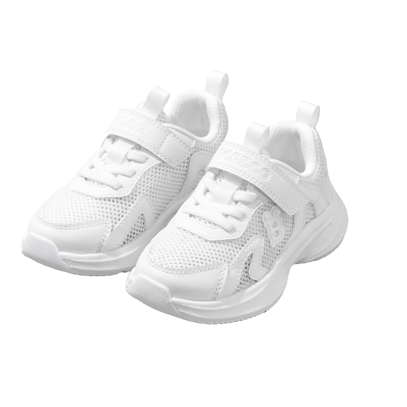 巴布豆童鞋男童夏季网面休闲鞋女童透气轻便防滑鞋子儿童运动鞋