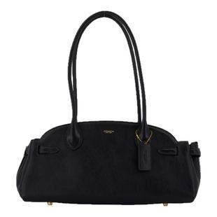 Carryall Empire 单肩包 黑色 COACH 皮质 蔻驰