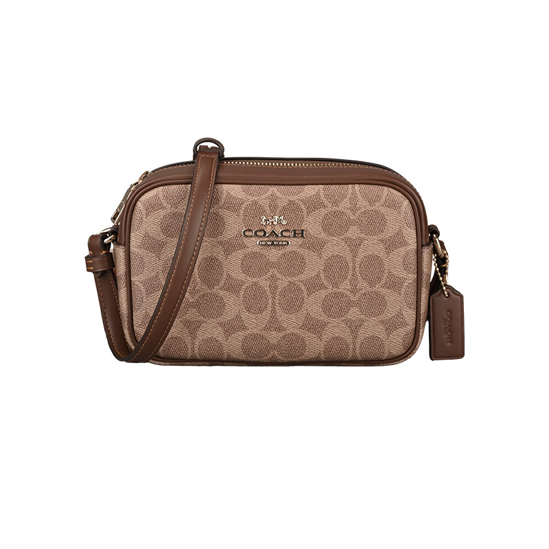 【官方正品】COACH/蔻驰女士小号单肩斜挎包相机包情人节礼物