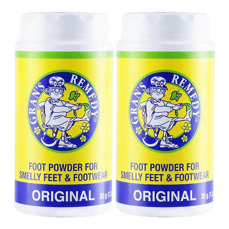 Grans remedy临期新西兰老奶奶臭脚粉摇摇瓶去脚臭鞋臭原味35g*2,洗护清洁剂/卫生巾/纸/香薰,浴足剂,淘宝优惠券,粉丝福利购,淘宝优惠卷