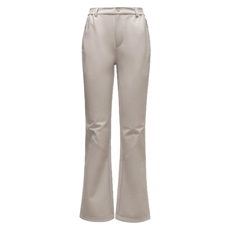 骆驼女装软壳微喇裤加绒2025秋冬新款百搭保暖防风防泼水休闲裤