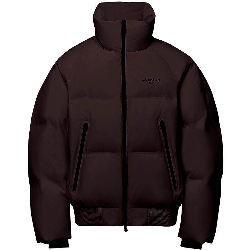 波司登2025新款加厚保暖羽绒服男女巴黎线立领短款时尚休闲高端