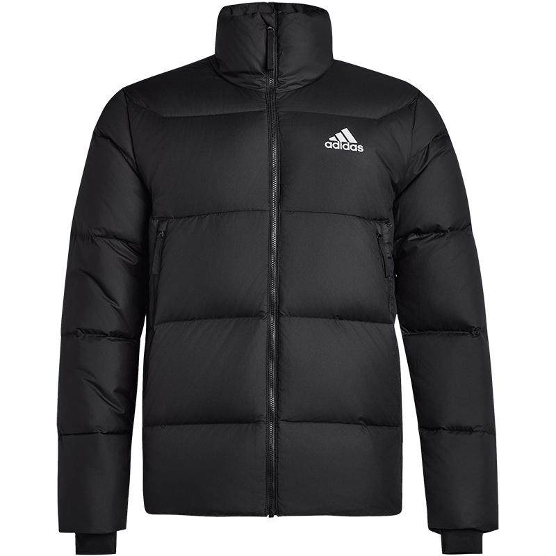Adidas阿迪达斯羽绒服男26冬季保暖防风立领夹克排骨外套男KF8760