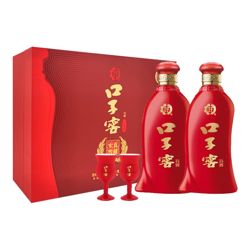 口子窖6年型礼盒52度450ml*2瓶