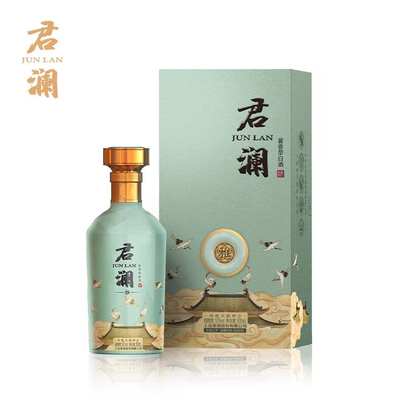 君道贵酿君澜雅酒53度酱香型白酒礼盒大曲坤沙工艺纯粮酿造宴请