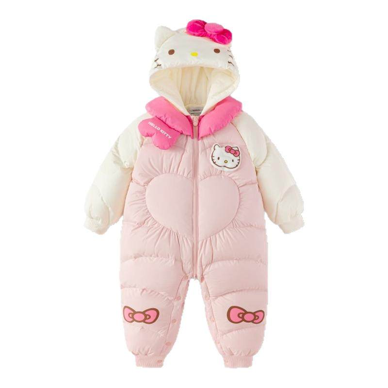 三丽鸥IP商场同款巴拉巴拉婴儿羽绒服连体衣爬服哈衣2025冬新爬服,童装/婴儿装/亲子装,羽绒连体衣,淘宝优惠券,粉丝福利购,淘宝优惠卷