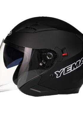 野马3C半盔男摩托车头盔A类加大码号四季电动女骑行秋冬季安全帽