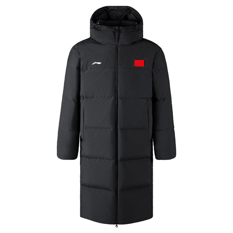 2026年新款李宁长款羽绒服80%白鸭绒加厚保暖防风运动外套AY