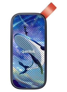 闪迪E30移动硬盘固态1T加密2T手机电脑外接ssd高速480g兼容mac