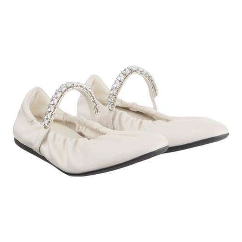 [双11抢先购限时满减][白鹿同款]JIMMY CHOO/JADE水晶饰芭蕾平底