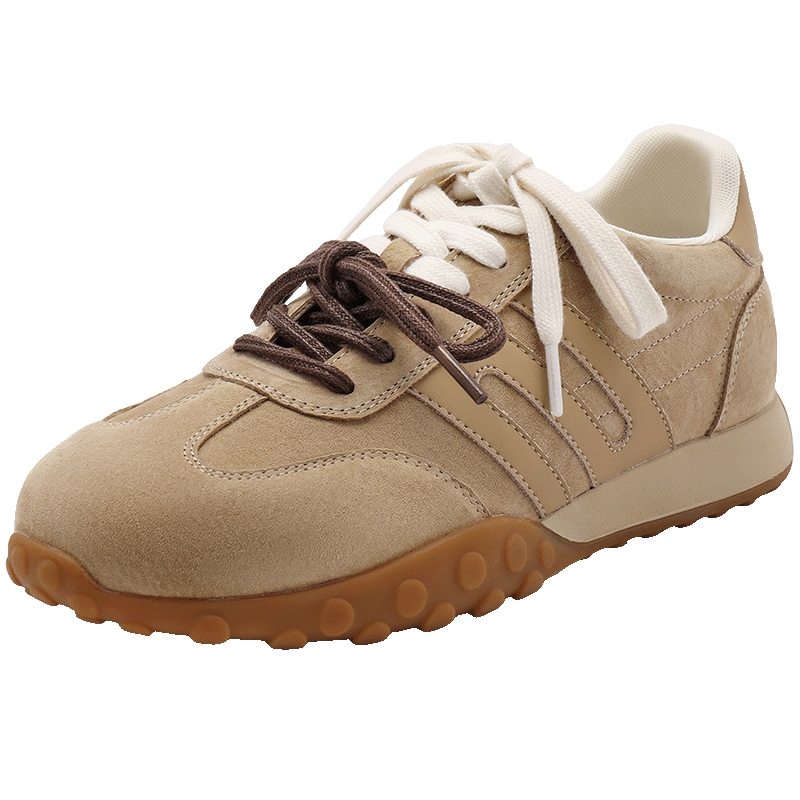 阿甘鞋休闲鞋复古德训鞋百丽