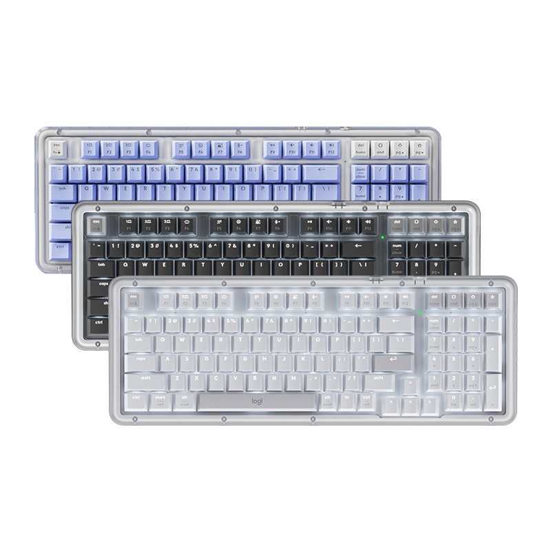 旗舰罗技K98M无线机械键盘客制化双模连接全键热插拔PBT键帽办公