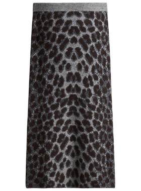 HM冬季女装提花针织半身裙1303123