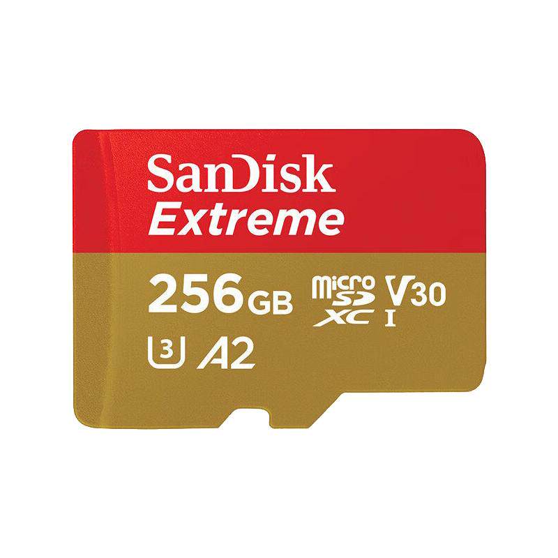 闪迪TF卡256G内存卡4K高速SD卡pocket3 大疆act