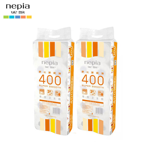 妮飘180克400节3层20卷筒卫生纸