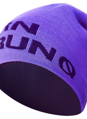 【新品】轻功双面提花针织帽秋冬运动跑步保暖户外冷帽男女同款