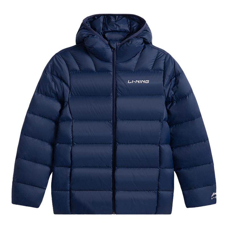 李宁男女中大童儿童排骨羽绒服冬季新款鸭绒保暖防风宽松外套童装