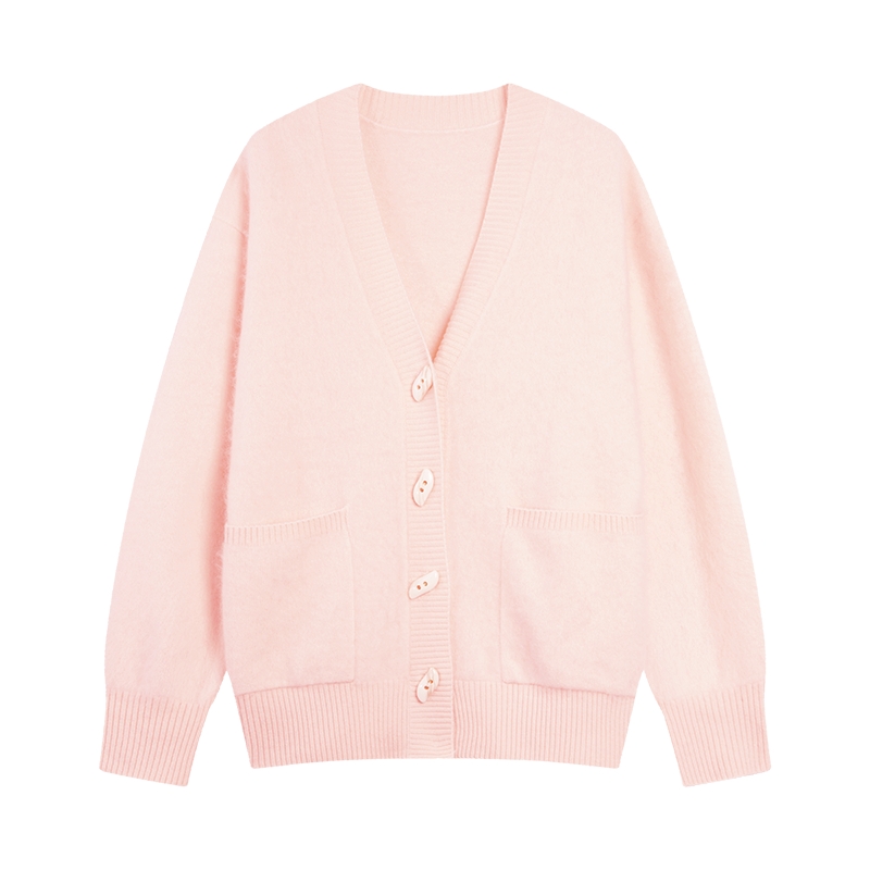 ELLE法式设计感针织开衫