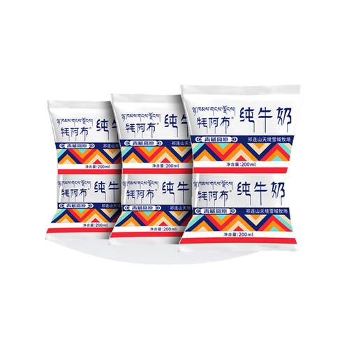 青海青藏高原牦阿布纯牛奶