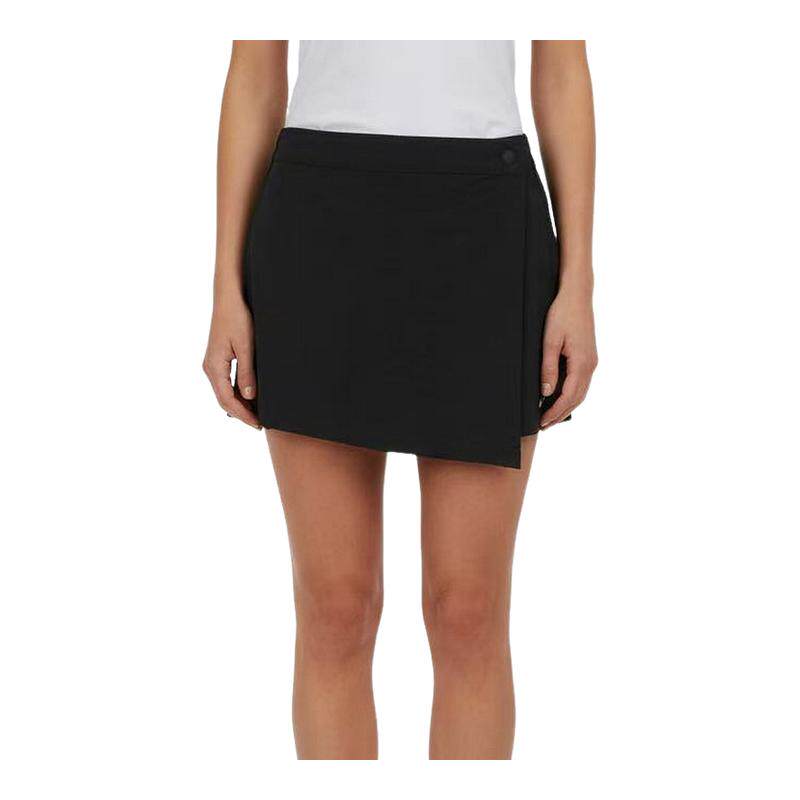 NIKE耐克女短裙夏季运动短裤防走光A字半身裙黑色裙裤IR1649-010