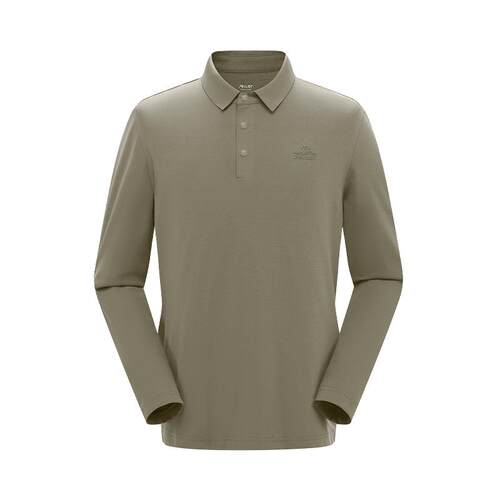 伯希和户外长袖T恤翻领运动上衣