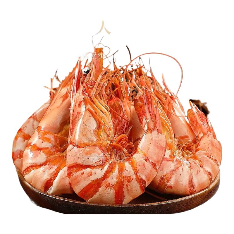 烤虾干即食大号新鲜虾干炭烤对虾海鲜零食烤虾干干货