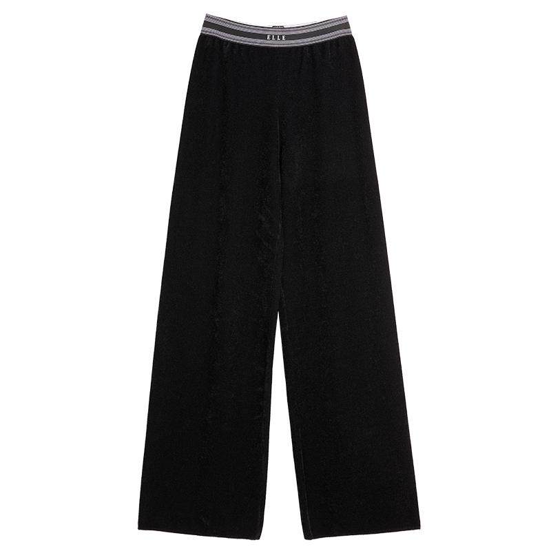 ELLE法式设计感休闲裤