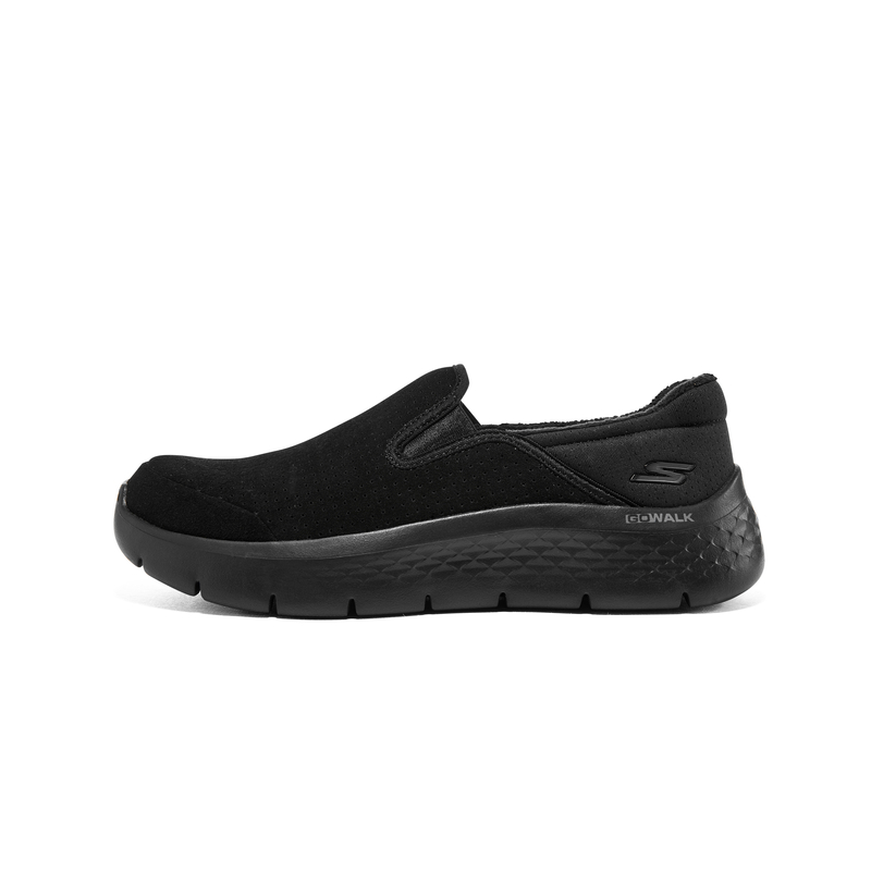 Skechers斯凯奇冬季新款女鞋散步鞋加绒懒人一脚蹬休闲缓震健步鞋