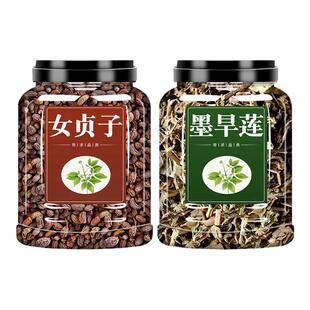 女贞子和墨旱莲养发乌发组合各10克泡茶喝茶包中药材的功效与作用