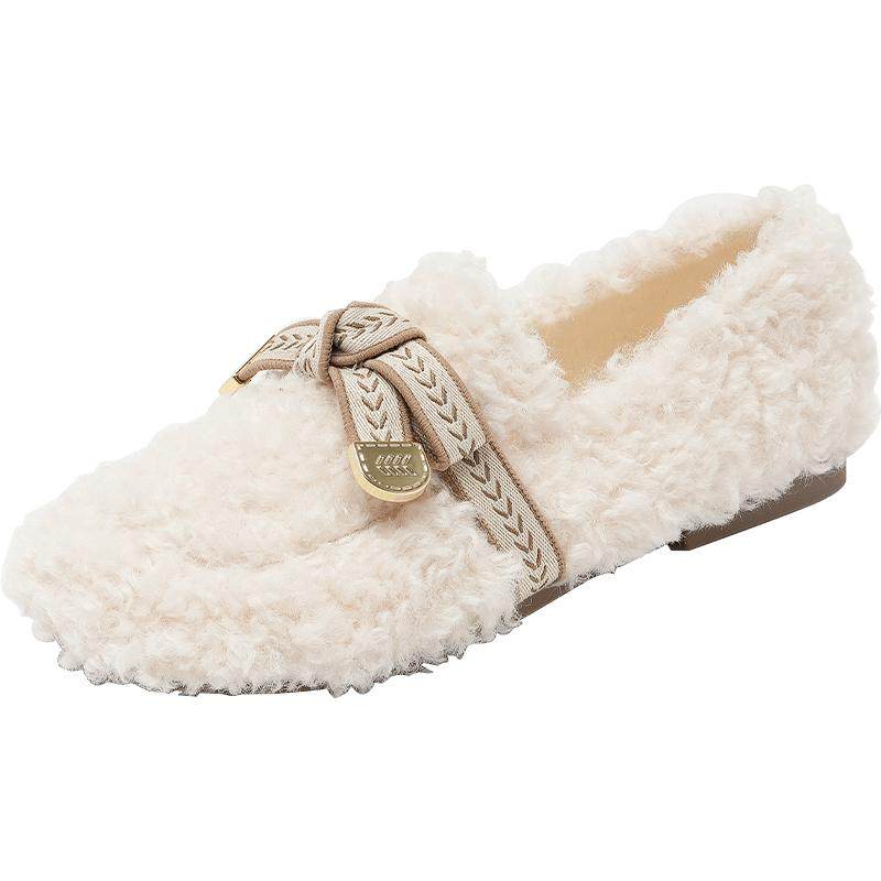 达芙妮毛毛鞋女2025新款秋冬季外穿爆款一脚蹬加绒豆豆厚底棉拖鞋,女鞋,毛毛鞋,淘宝优惠券,粉丝福利购,淘宝优惠卷