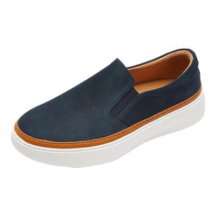 莱尔斯丹休闲队长2025夏新款 男80701 圆头一脚套脚厚底板鞋