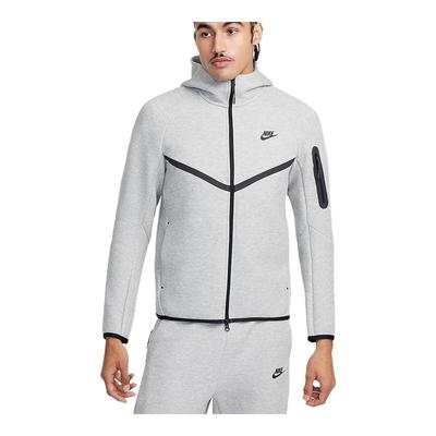 耐克男装上衣双面针织外套全长拉链连帽衫冬季新款卫衣HV0950-063