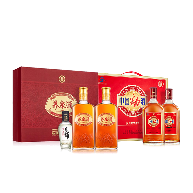 劲牌38度养泉酒礼盒500ml*2瓶+35度中国劲酒500ml礼盒/600ml礼盒,酒类,白酒/调香白酒,淘宝优惠券,粉丝福利购,淘宝优惠卷