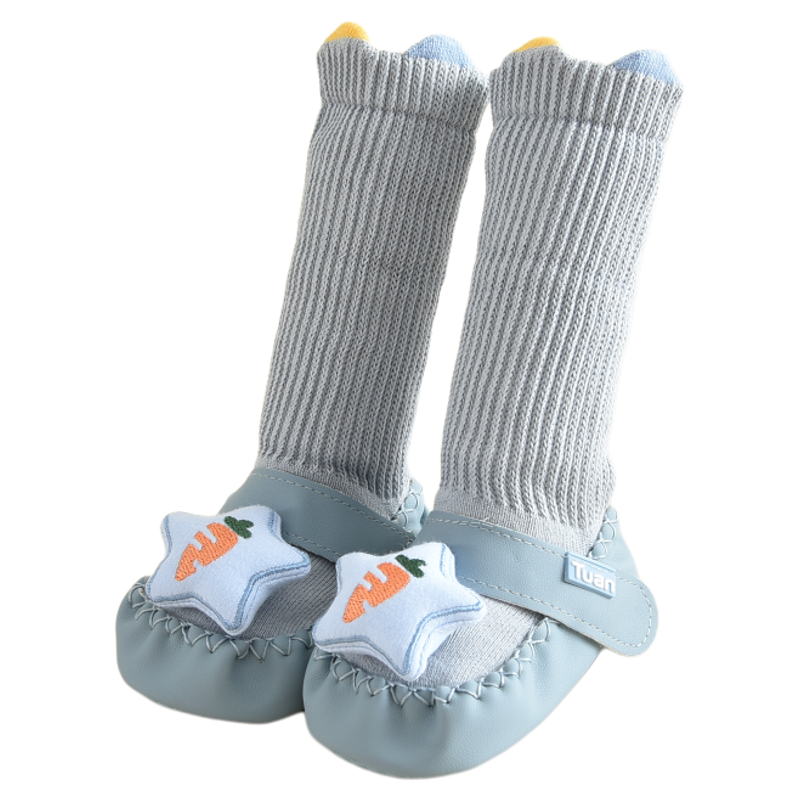 大黄蜂婴儿鞋袜软底防滑0-18个月