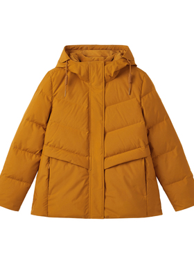 AIGLE艾高鹅绒羽绒服女士短款GORE-TEX防风抗水保暖外套面包服